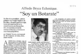 Alfredo Bryce Echenique, "Soy un botarate"  [artículo] Yolanda Vaccaro.