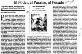 El poder, el paraíso, el pecado  [artículo] Juan Andrés Piña.