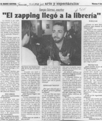 "El zapping llegó a la librería"  [artículo] Roberto Neira T.