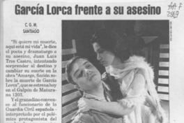 García Lorca frente a su asesino  [artículo] C. G. M.