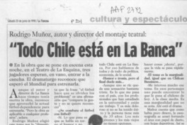 "Todo Chile está en La Banca"  [artículo] Leopoldo Pulgar I.