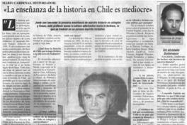 "La enseñanza de la historia en Chile es mediocre"