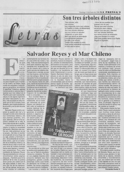 Salvador Reyes y el mar chileno