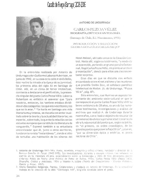 Carlos Pezoa Véliz, biografía, crítica y antología
