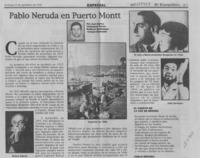Pablo Neruda en Puerto Montt