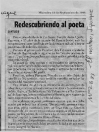 Redescubriendo al poeta  [artículo].