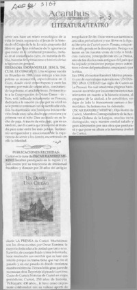 Un Diario, una ciudad  [artículo].