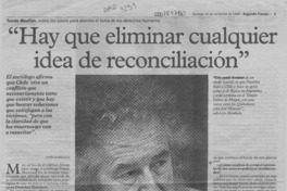 "Hay que eliminar cualquier idea de reconciliación"  [artículo] Andrés Urruticoechea.