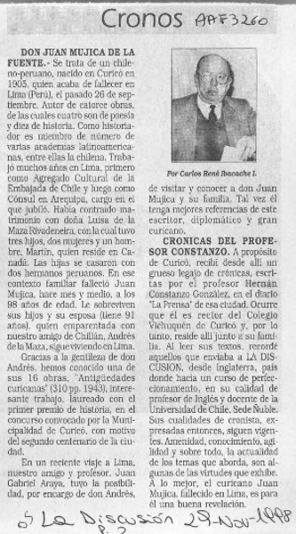 Cronos  [artículo] Carlos Renés Ibacache I.
