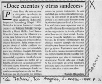 "Doce cuentos y otras sandeces"  [artículo] Ramón Riquelme.
