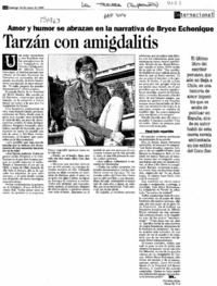 Tarzán con amigdalitis  [artículo] Rosa Mora.