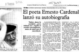 El Poeta Ernesto Cardenal lanzó su autobiografía