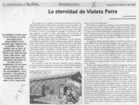 La eternidad de Violeta Parra  [artículo] Iván Mesías Lehú.