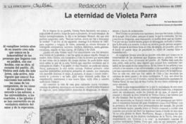 La eternidad de Violeta Parra  [artículo] Iván Mesías Lehú.