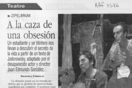 A la caza de una obsesión  [artículo] Francisca Corbalán.
