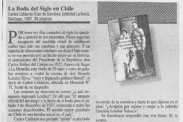 La boda del siglo en Chile  [artículo] C. G/H.