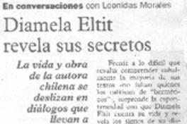 Diamela Eltit revela sus secretos
