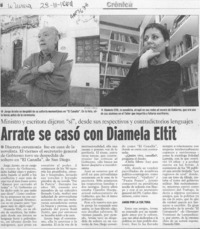 Arrate se casó con Diamela Eltit  [artículo].