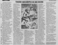 Tensión apocalíptica en una novela  [artículo] Guillermo Blanco.