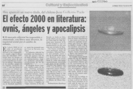 El Efecto 2000 en literatura, ovnis, ángeles yapocalipsis