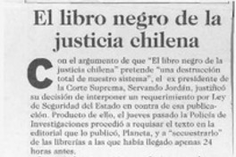 El Libro negro de la justicia chilena  [artículo].