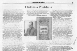 Chilensia pontificia  [artículo].
