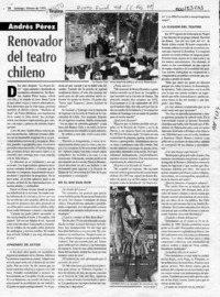 Renovador del teatro chileno  [artículo] Luis Alberto Mansilla.