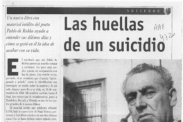 Las Huellas de un suicidio  [artículo].