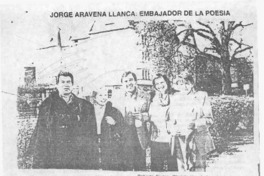 Jorge Aravena Llanca, embajador de la poesía  [artículo] Raúl Mellado Castro.