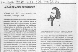 A ojo de Ariel Fernández  [artículo] Ariel Fernández.