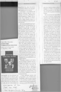 Escritores normalistas chilenos  [artículo] Eugenio García-Díaz.