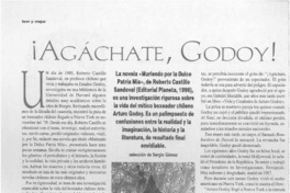 Agáchate, Godoy!  [artículo] Sergio Gómez.