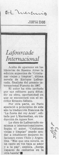 Lafourcade internacional  [artículo].