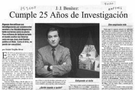 Cumple 25 años de investigación  [artículo] Daniel Trujillo Rivas.