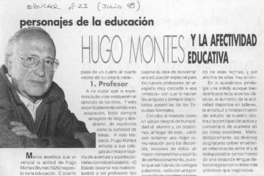 Hugo Montes  [artículo].
