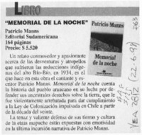 "Memorial de la noche"  [artículo].