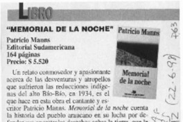 "Memorial de la noche"  [artículo].