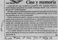 Cine y memoria  [artículo] S.