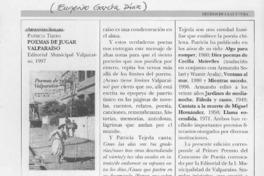 Poemas de jugar Valparaíso  [artículo].