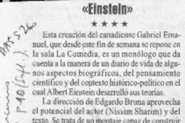 "Einstein"  [artículo].