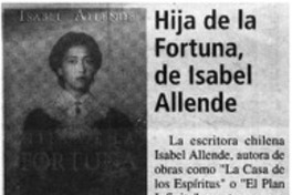 Hija de la fortuna, de Isabel Allende