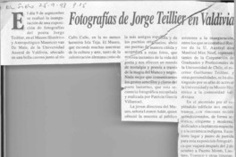 Fotografías de Jorge Teillier en Valdivia  [artículo] Juan Reinaldo Campos.