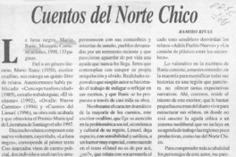 Cuentos del norte chico  [artículo].