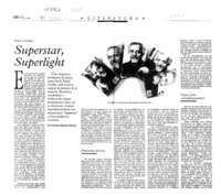 Superstar, superlight  [artículo] Cristóbal Alliende Piwonka.