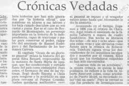 Crónicas vedadas  [artículo].