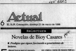 Novelas de Bioy Casares  [artículo] LAM.
