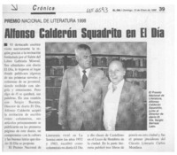 Alfonso Calderón Squadrito en El Día  [artículo].