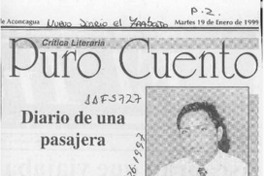 Diario de una pasajera  [artículo] Tomás Soto Aguirre.