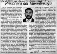 Prisionero del Tawantinsuyu  [artículo] Julio Brondi Garay.