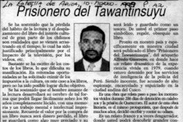 Prisionero del Tawantinsuyu  [artículo] Julio Brondi Garay.